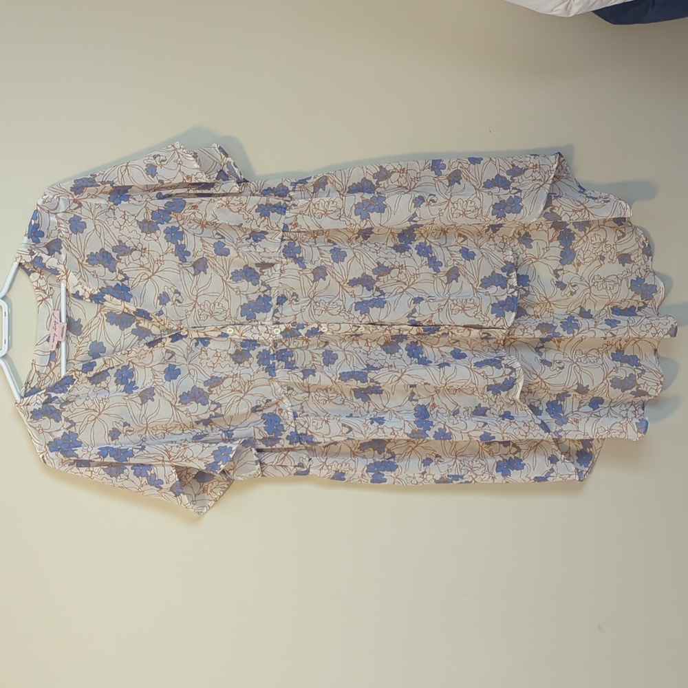 Women's Floral High-Low Blouse